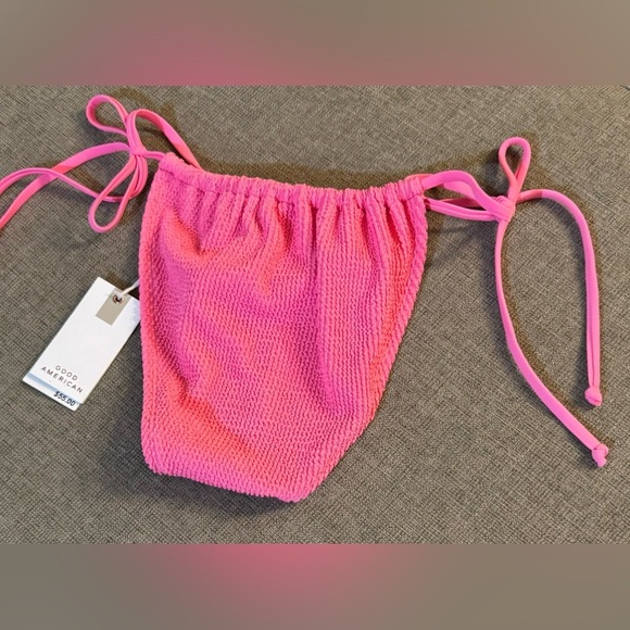 Good American L/XL Size 3/4 Pink is Better Always Fits Bikini Bottom NWT - Picture 4 of 10